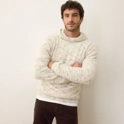Fuzzy Sweater Hoodie - Men's