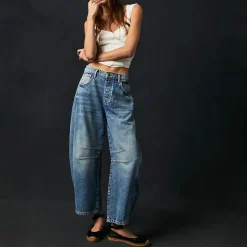Good Luck Mid Rise Barrel Pant - Women's