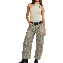 Good Luck Printed Barrel Pant - Women's
