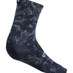 Grid Floral LTD Print Sock
