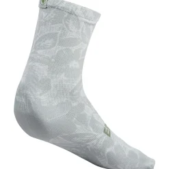 Grid Floral LTD Print Sock