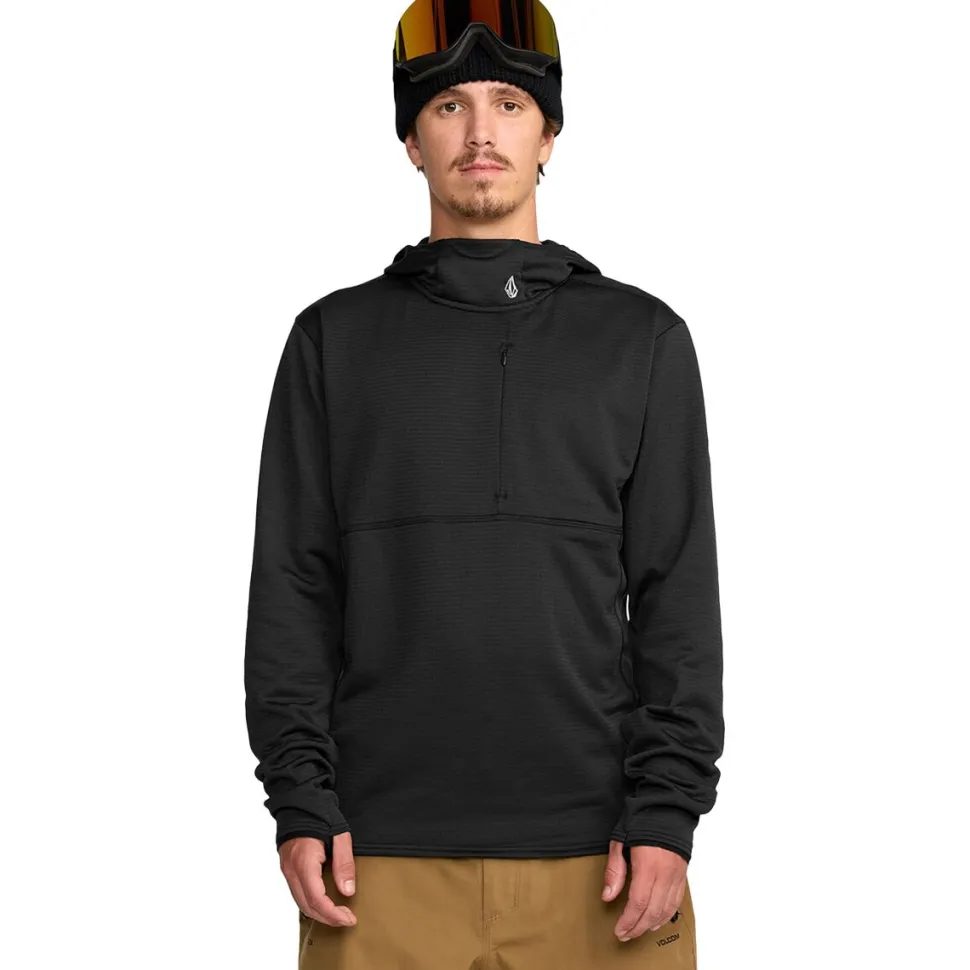 Gridlock Hooded Pullover Fleece - Men's