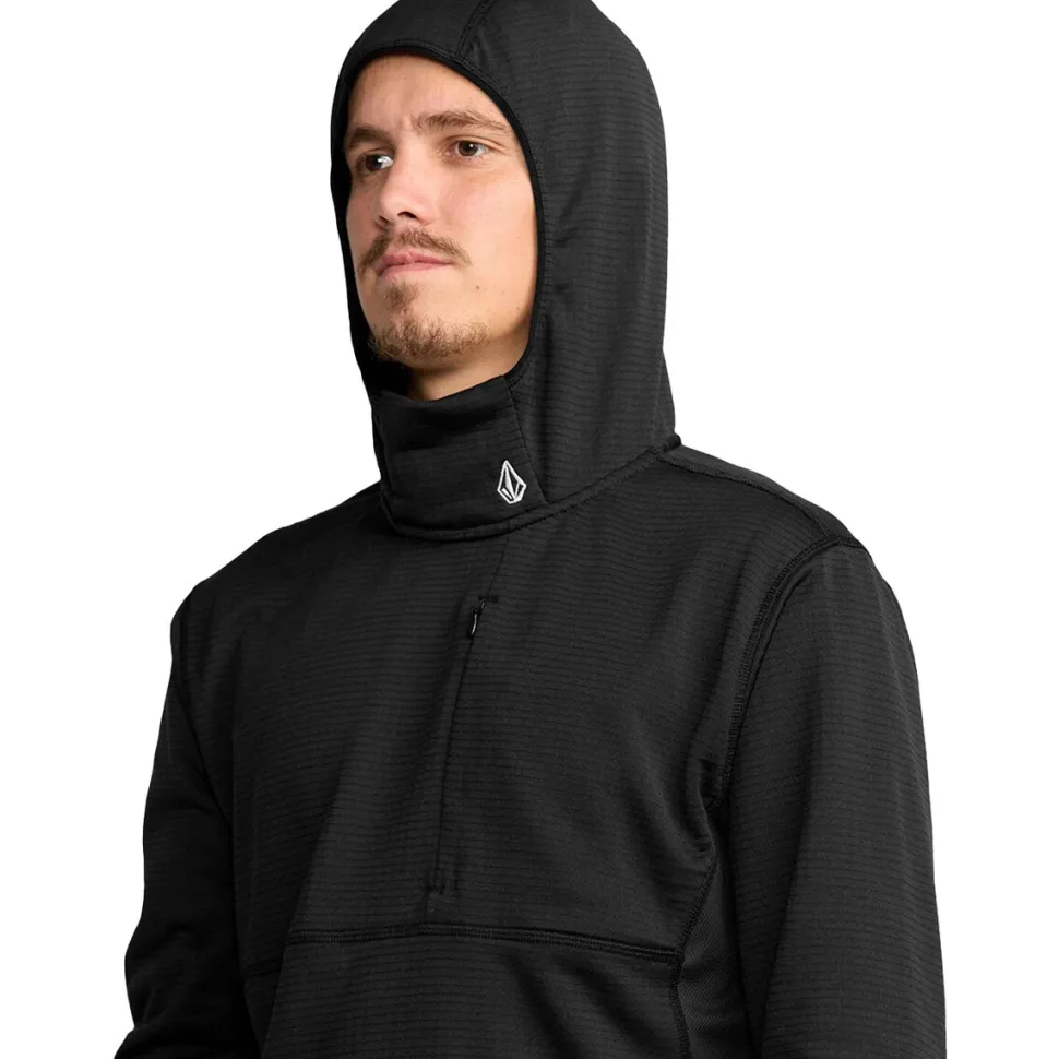 Gridlock Hooded Pullover Fleece - Men's