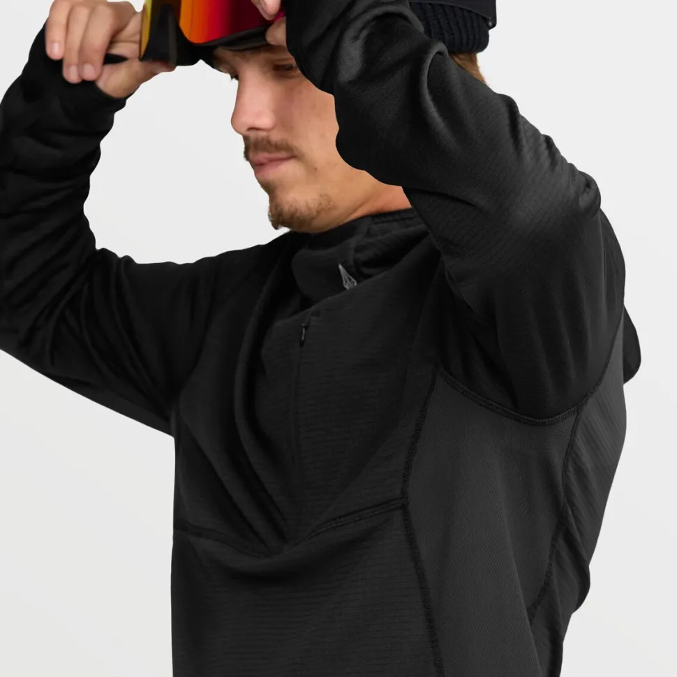 Gridlock Hooded Pullover Fleece - Men's