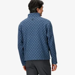 Heavyweight Drop Line Printed 1/2-Zip - Men's
