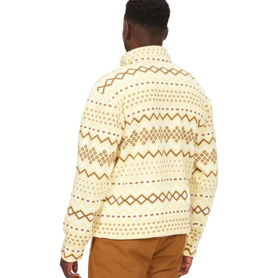 Heavyweight Drop Line Printed 1/2-Zip - Men's