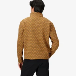 Heavyweight Drop Line Printed 1/2-Zip - Men's