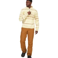 Heavyweight Drop Line Printed 1/2-Zip - Men's