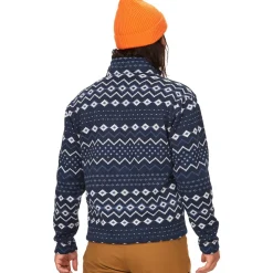 Heavyweight Drop Line Printed 1/2-Zip - Men's