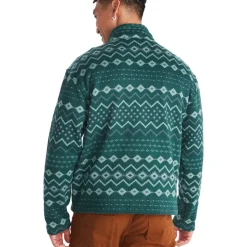 Heavyweight Drop Line Printed 1/2-Zip - Men's