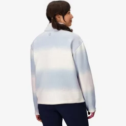 Heavyweight Drop Line Printed 1/2-Zip - Women's