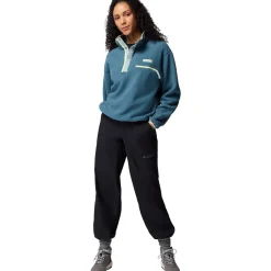 Helvetia II Cropped 1/2-Snap Fleece Pullover - Women's