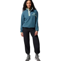 Helvetia II Cropped 1/2-Snap Fleece Pullover - Women's