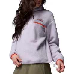 Helvetia II Cropped 1/2-Snap Fleece Pullover - Women's