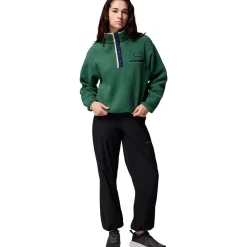Helvetia II Cropped 1/2-Snap Fleece Pullover - Women's