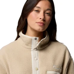 Helvetia II Cropped 1/2-Snap Fleece Pullover - Women's