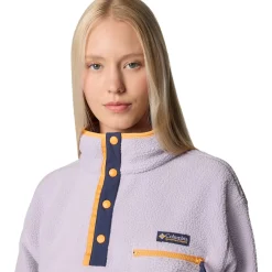 Helvetia II Cropped 1/2-Snap Fleece Pullover - Women's