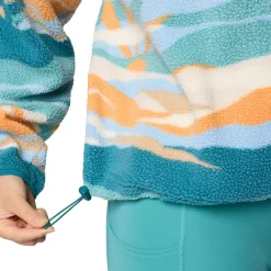 Helvetia II Printed Cropped 1/2-Snap Pullover - Women's