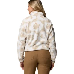 Helvetia II Printed Cropped 1/2-Snap Pullover - Women's