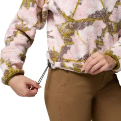 Helvetia II Printed Cropped 1/2-Snap Pullover - Women's