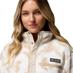Helvetia II Printed Cropped 1/2-Snap Pullover - Women's