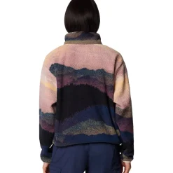 Helvetia II Printed Cropped 1/2-Snap Pullover - Women's