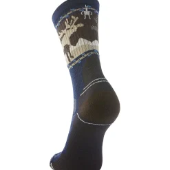 Hike Light Cushion Mountain Moose Crew Sock - Men's