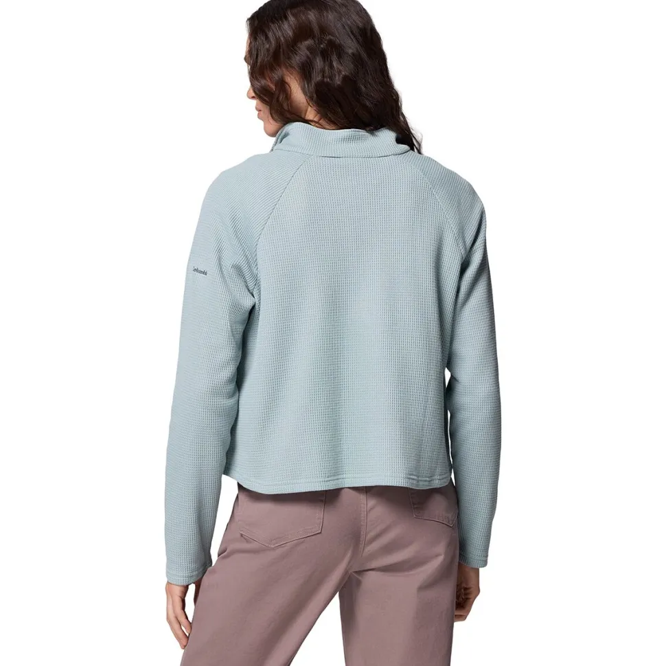 Holly Hideaway Waffle 1/2 Snap Pullover - Women's