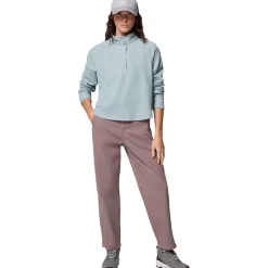 Holly Hideaway Waffle 1/2 Snap Pullover - Women's