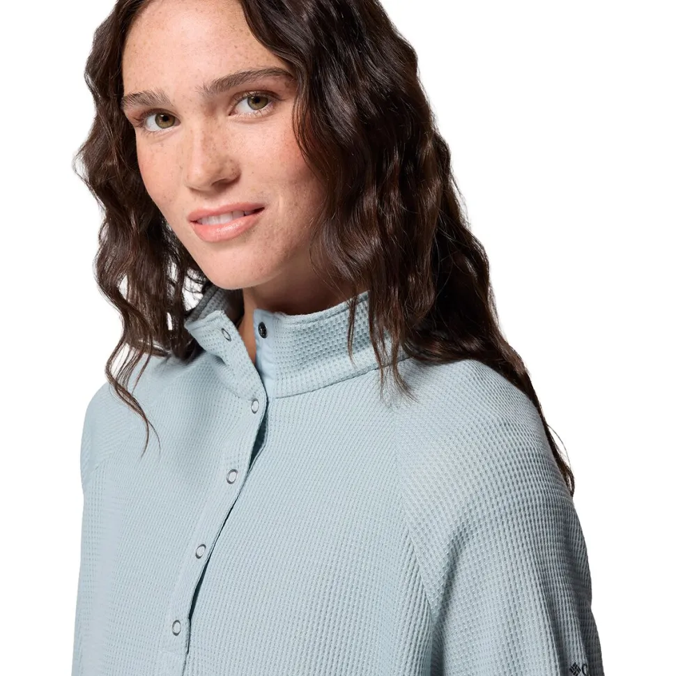 Holly Hideaway Waffle 1/2 Snap Pullover - Women's