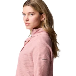 Holly Hideaway Waffle 1/2 Snap Pullover - Women's