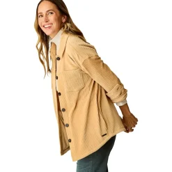 Hudson Stretch Cord Shacket - Women's