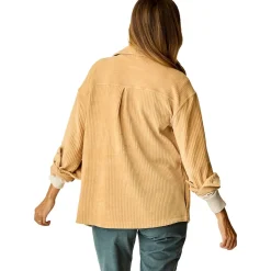 Hudson Stretch Cord Shacket - Women's