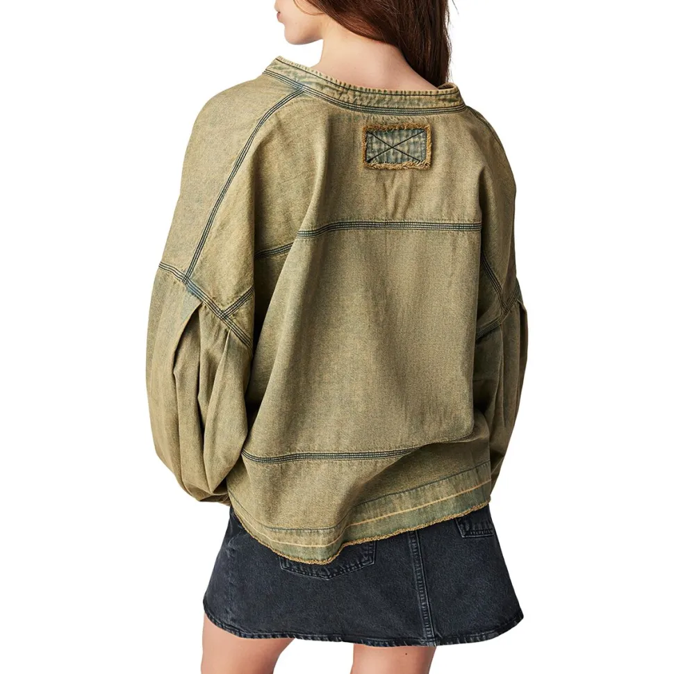 Jude Denim Pullover - Women's