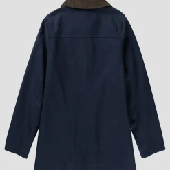 Judith Corduroy Collar Field Coat - Women's