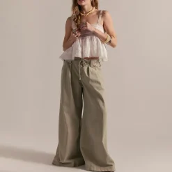 Julien Wide Leg Chino Pant - Women's