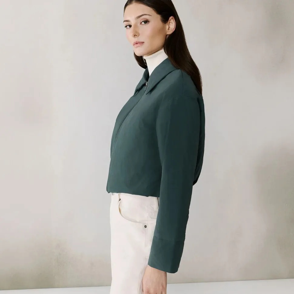 Laleh Duvet Down Cropped Jacket - Women's