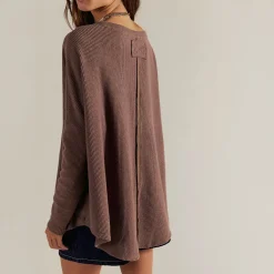 Latte Blues Thermal Solid Top - Women's