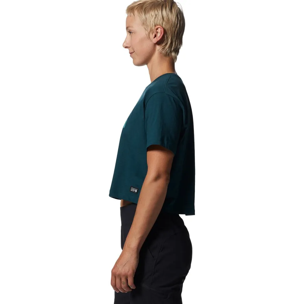 Logo Crop Short-Sleeve Top - Women's
