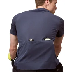 Loop Short-Sleeve Zipped Jersey - Men's