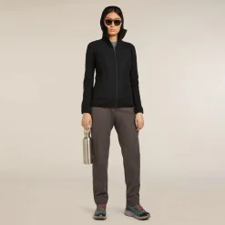 Merino Blend Quantum Hybrid Zip Hoodie - Women's