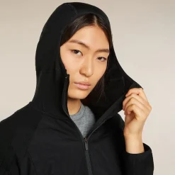 Merino Blend Quantum Hybrid Zip Hoodie - Women's
