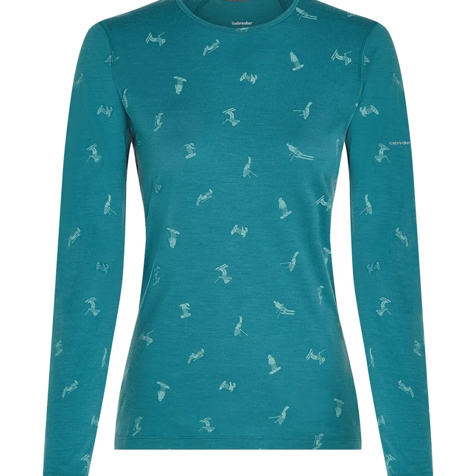 Merino 200 Oasis Long-SleevevSnow Day Crewe - Women's