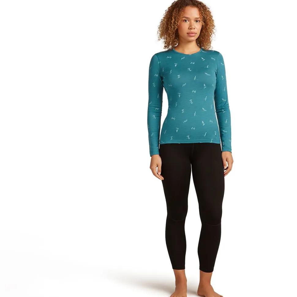 Merino 200 Oasis Long-SleevevSnow Day Crewe - Women's