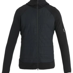 Merino Quantum Hybrid Long-Sleeve Zip Hooded Jacket - Men's