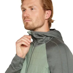 Merino Quantum Hybrid Long-Sleeve Zip Hooded Jacket - Men's