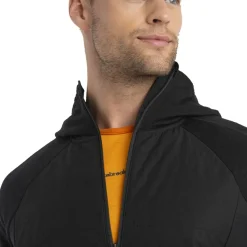 Merino Quantum Hybrid Long-Sleeve Zip Hooded Jacket - Men's