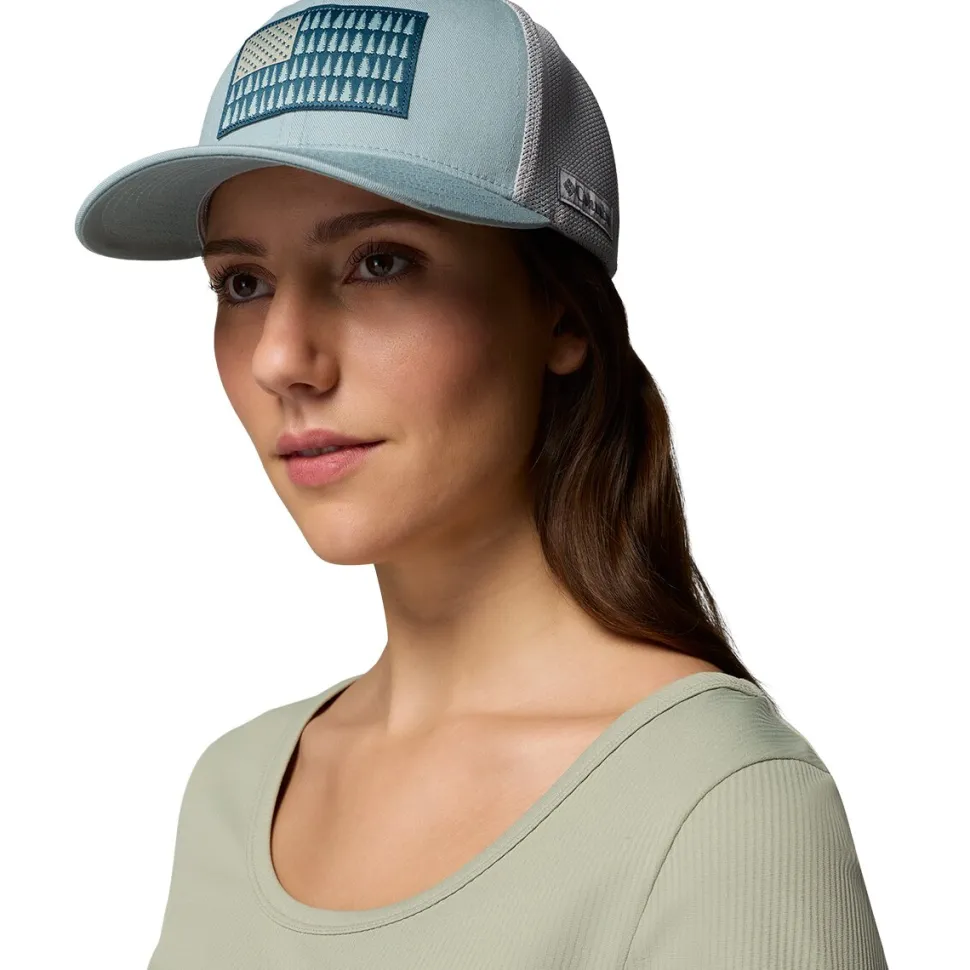 Mesh Tree Flag Trucker Hat