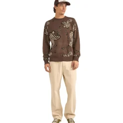 Mohair Paisley Knit Sweater - Men's