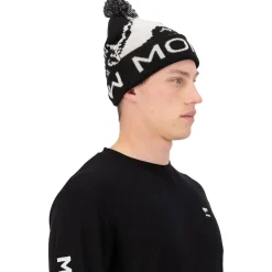Mtn Pixel Merino Pom Pom Beanie